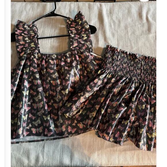 Queen of Sparkles Butterfly Short Set - Picture 2 of 3
